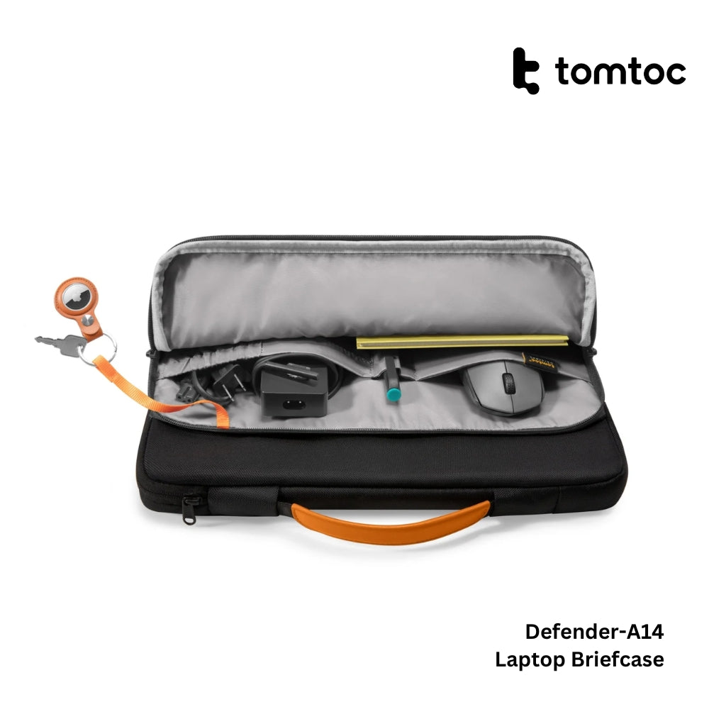 Tomtoc - Defender-A14 Laptop Briefcase ( 13.5 - 14 Inch ) - Black