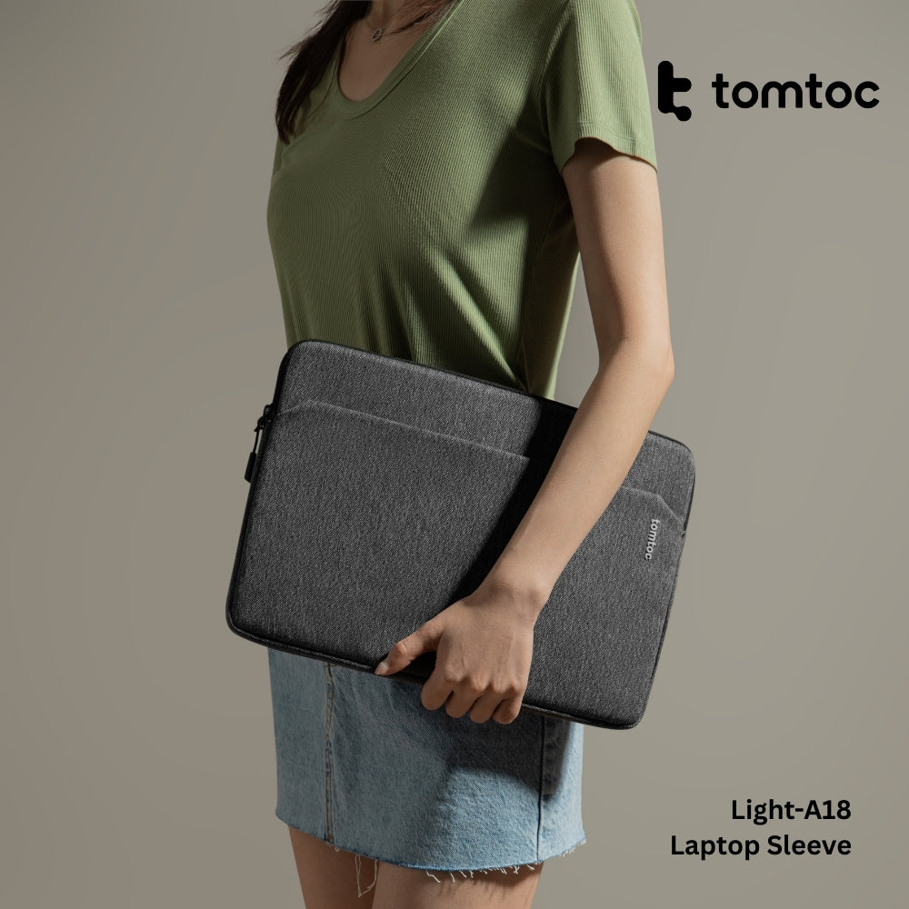 Tomtoc - Light-A18 Laptop Sleeve ( 15 Inch ) - Grey