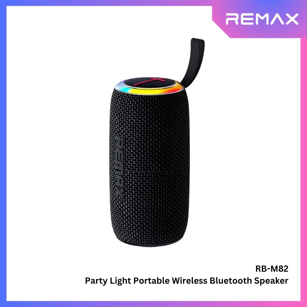 REMAX - RB-M82 Party Light Wireless  Bluetooth Portable Speaker (14W) - Black