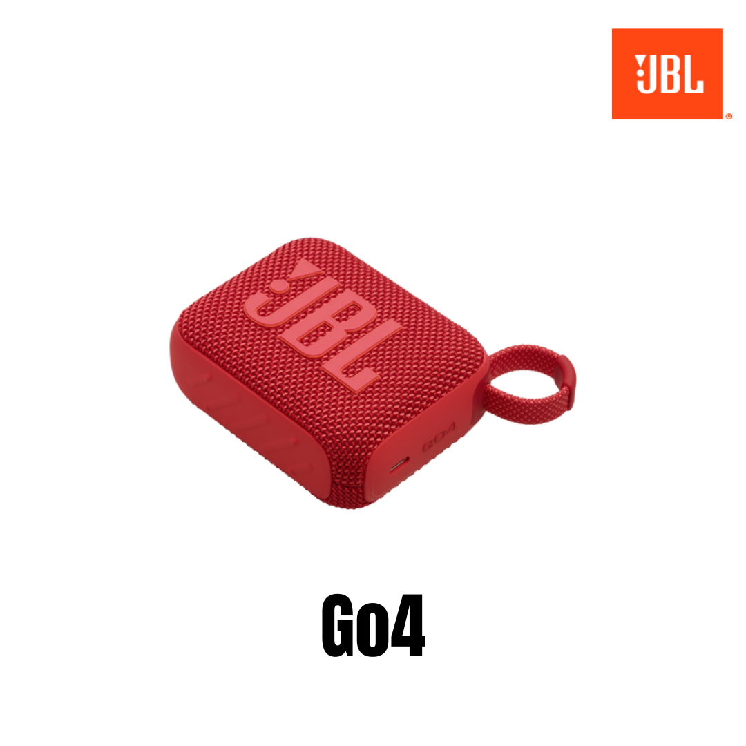 JBL Go4 Portable Bluetooth Speaker - Red