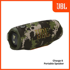 JBL - Charge 6 Portable Bluetooth Speaker - Squad