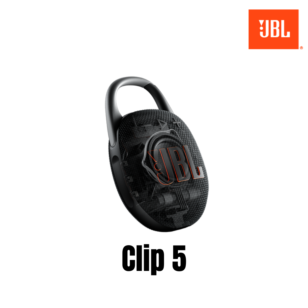 JBL CLIP 5 Portable Bluetooth Speaker - Black