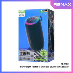 REMAX - RB-M82 Party Light Wireless  Bluetooth Portable Speaker (14W) - Black