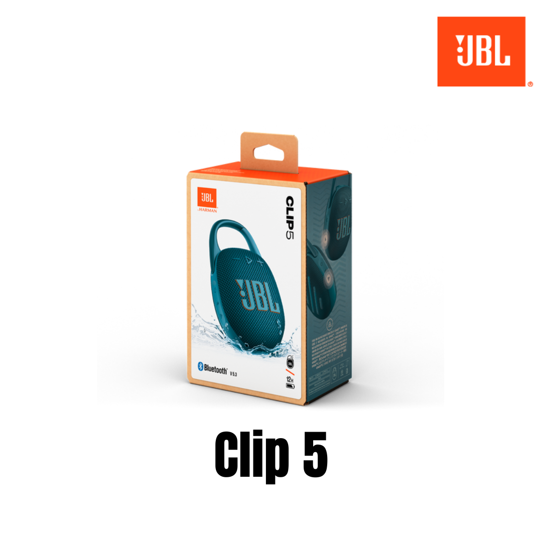 JBL CLIP 5 Portable Bluetooth Speaker - Blue