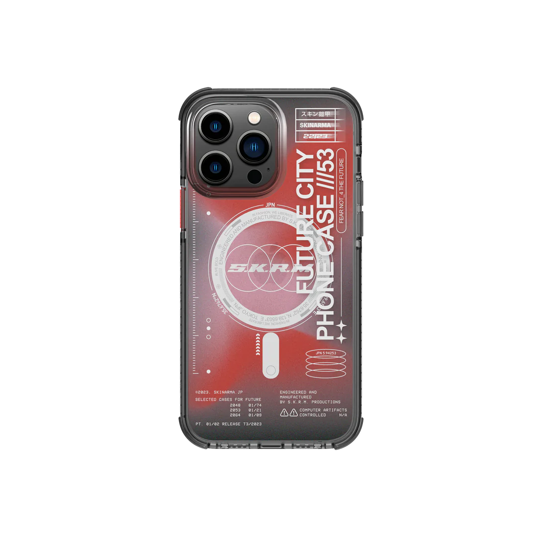 SKINARMA IPHONE 14 PRO SHORAI MAG-CHARGE Series (Red)
