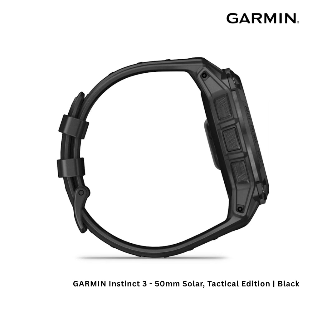 GARMIN - Instinct 3 Smart Watch ( 50mm ) Solar-Tactical Edition | Black