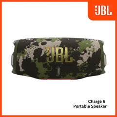 JBL - Charge 6 Portable Bluetooth Speaker - Squad