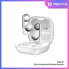 REMAX - OWS-15 Clip-On Bluetooth WIreless Earbuds - White