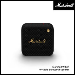 Marshall - Willen Bluetooth Portable Speaker - Black & Brass