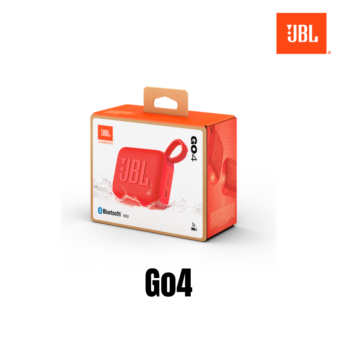 JBL Go4 Portable Bluetooth Speaker - Red