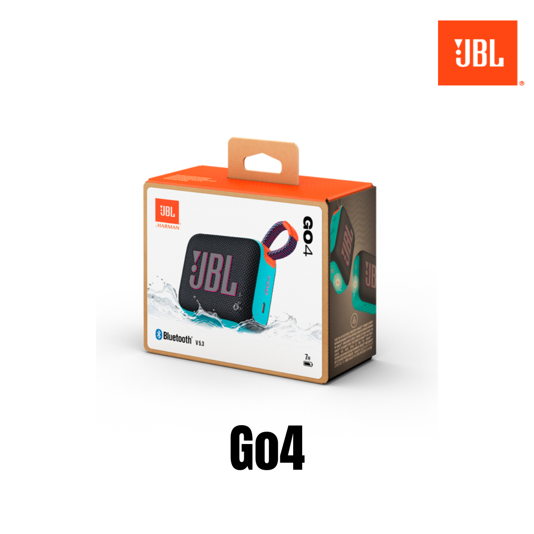 JBL Go4 Portable Bluetooth Speaker - Black Orange