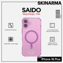 SKINARMA - iPhone 16 Plus 6.7" Saido Mag-Charge Case - Pink