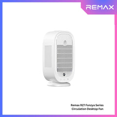 REMAX F21 Ruiyal Series Water Cooling Oscillating Fan with Display - White