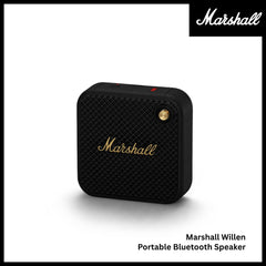 Marshall - Willen Bluetooth Portable Speaker - Black & Brass
