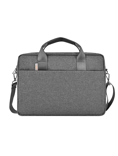 WIWU 15.6 MINIMALIST LAPTOP BAG PRO, Laptop Bag, Accessories Bag, Macbook Bag Grey