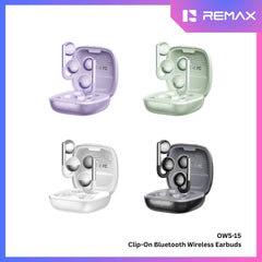 REMAX - OWS-15 Clip-On Bluetooth WIreless Earbuds - Green