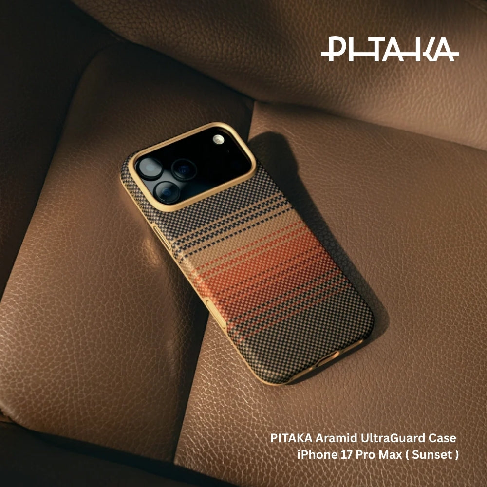 PITAKA - Aramid UltraGuard Case For iPhone 17 Pro Max - Sunset