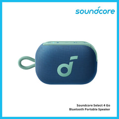 SOUNDCORE - Select 4 Go Bluetooth Portable Speaker - Blue