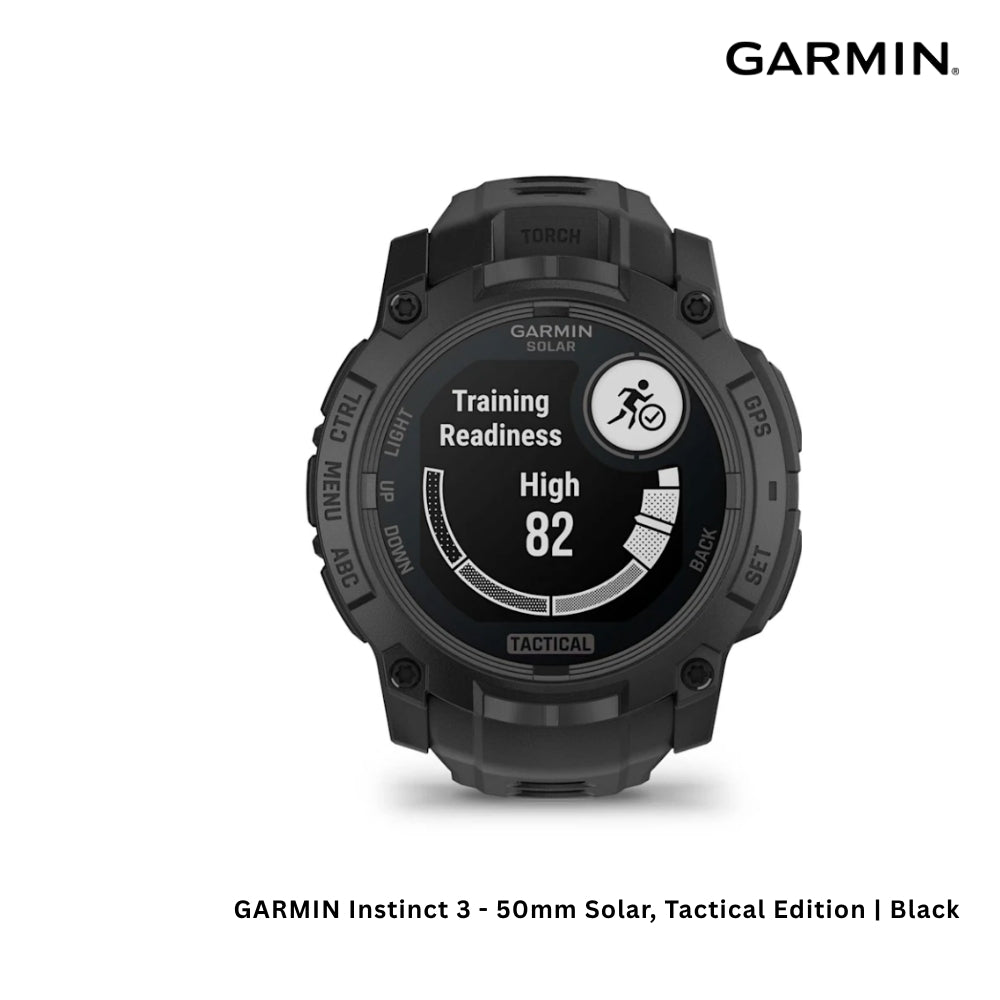 GARMIN - Instinct 3 Smart Watch ( 50mm ) Solar-Tactical Edition | Black