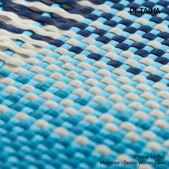 PITAKA - iPhone 16 Pro Case ( Sunset Moonrise Tactile Woven ) - Moonrise
