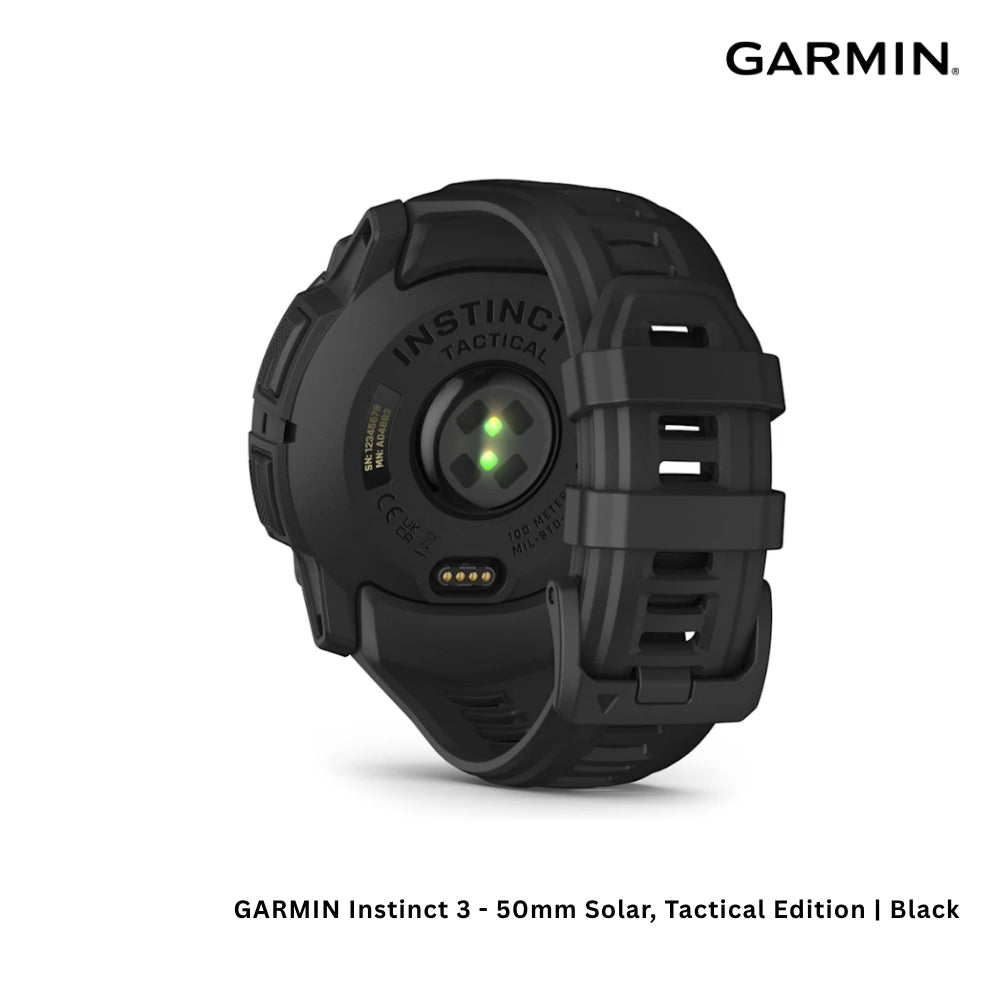 GARMIN - Instinct 3 Smart Watch ( 50mm ) Solar-Tactical Edition | Black