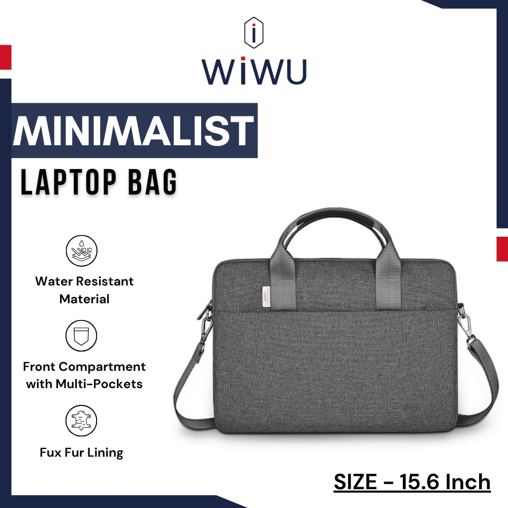 WIWU - Minimalist Laptop Bag (15.6") - Grey