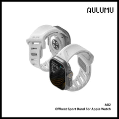 AULUMU - A02 Offbeat Sport Band for Apple Watch Series - White
