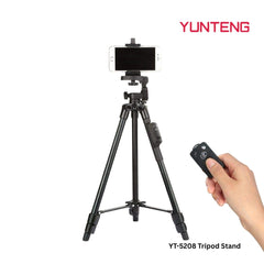 YUNTENG - YT-5208 Tripod Phone Stand - Black