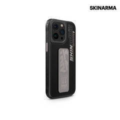 Skinarma iPhone 15 Pro 6.1" Slate (Grip-Stand) Case - Grey