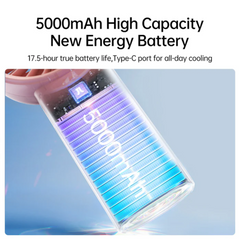 JisuLife - Handheld Fan Life 4 ( 5000mAh ) - Light Grey