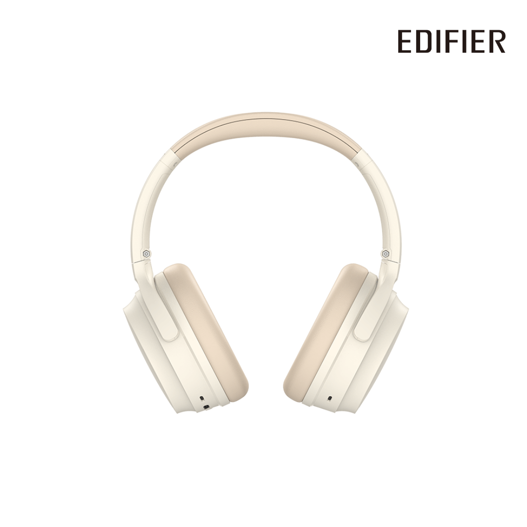 Edifier WH700NB Active Noise Cancelling Headphones - 68H Playtime - AI Call Noise Cancellation - Dual Device Connection - Lightweight & Foldable Design - Fast Charge - Bluetooth 5.3 - Ivory