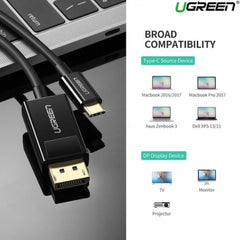 UGREEN - MM139 Type-C to DP Cable (1.5M) - Black