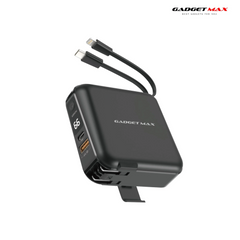 GADGET MAX GB23 AIO PRO 15000MAH ALL-IN-ONE POWER BANK - BLACK