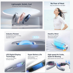 JisuLife - Neck Fan Pro 1 ( 5,000mAh ) - Grey