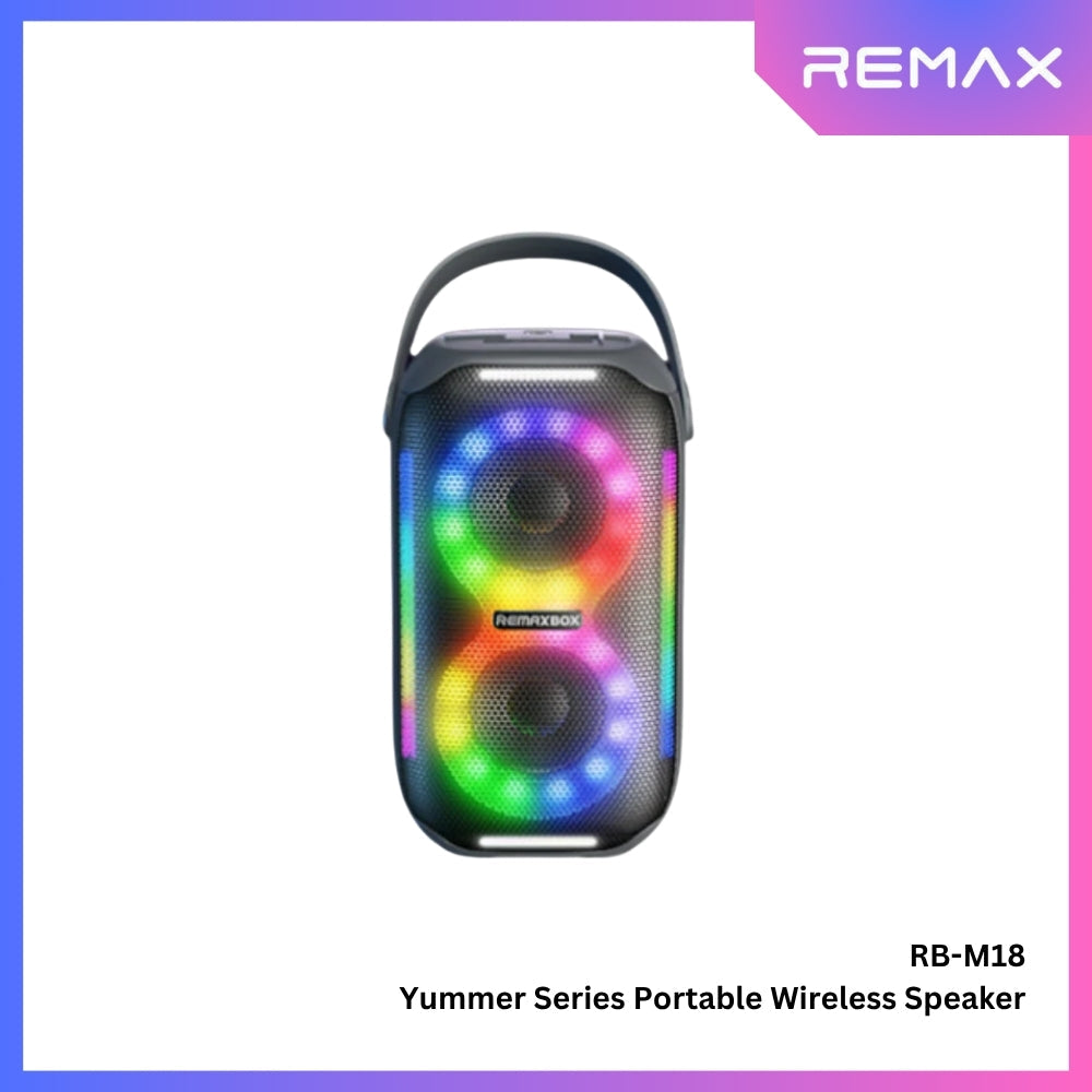 REMAX RB-M18 Yummer Series 20W Portable Wireless Bluetooth Speaker - Black