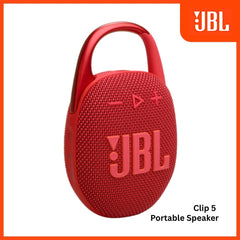 JBL - Clip 5 Portable Bluetooth Speaker - Red