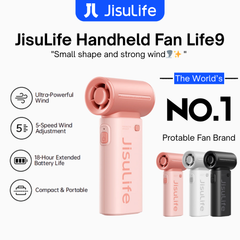 JisuLife - Handheld Fan Life 9 ( 3600mAh ) - Pink