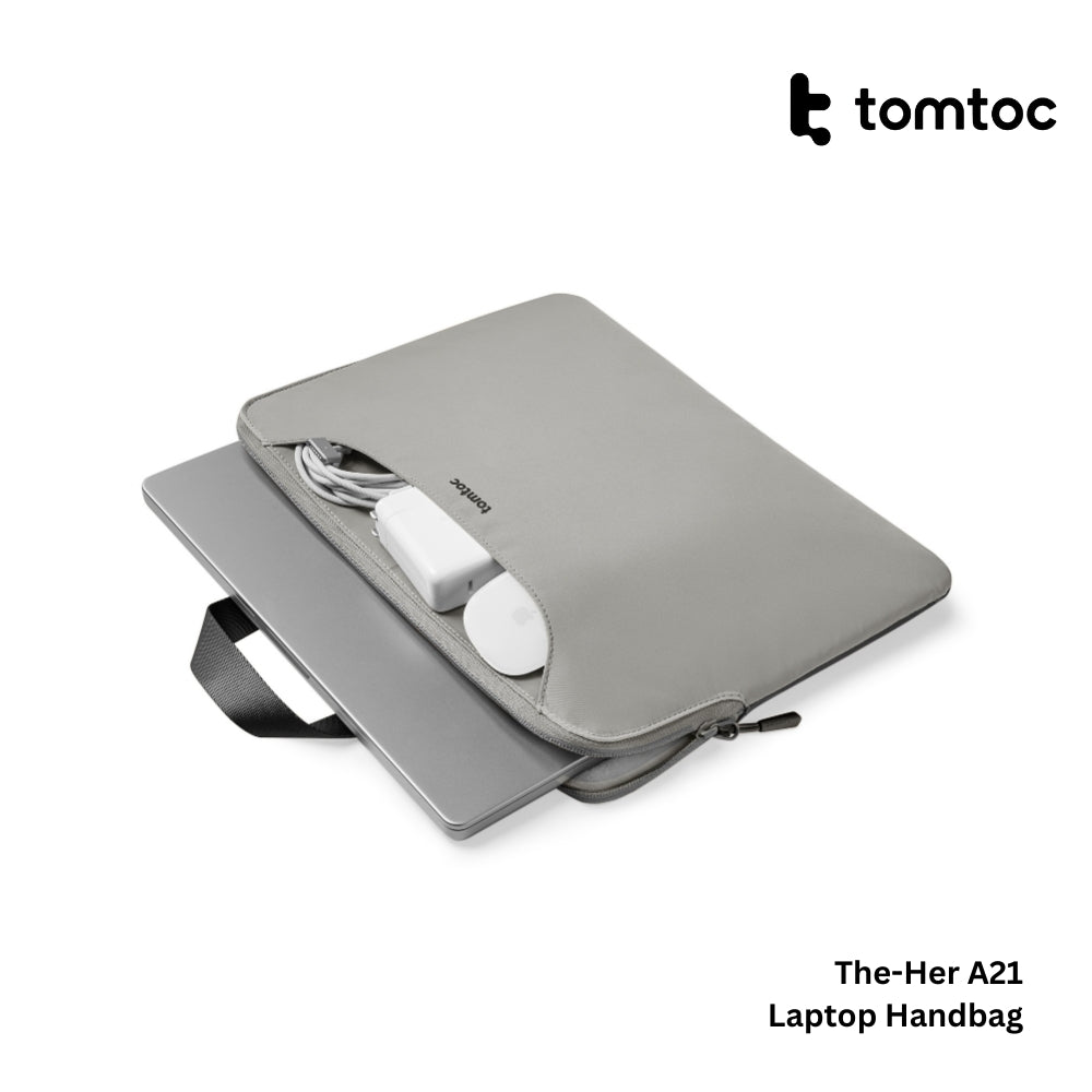 Tomtoc - TheHer-A21 Laptop Handbag ( 13.5 - 14 Inch ) - Grey