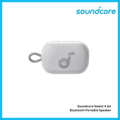 SOUNDCORE - Select 4 Go Bluetooth Portable Speaker - White