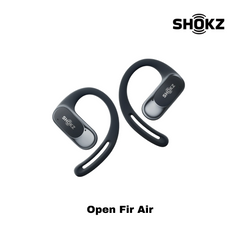 SHOKZ Open Fit Air Bluetooth Earbuds - Black