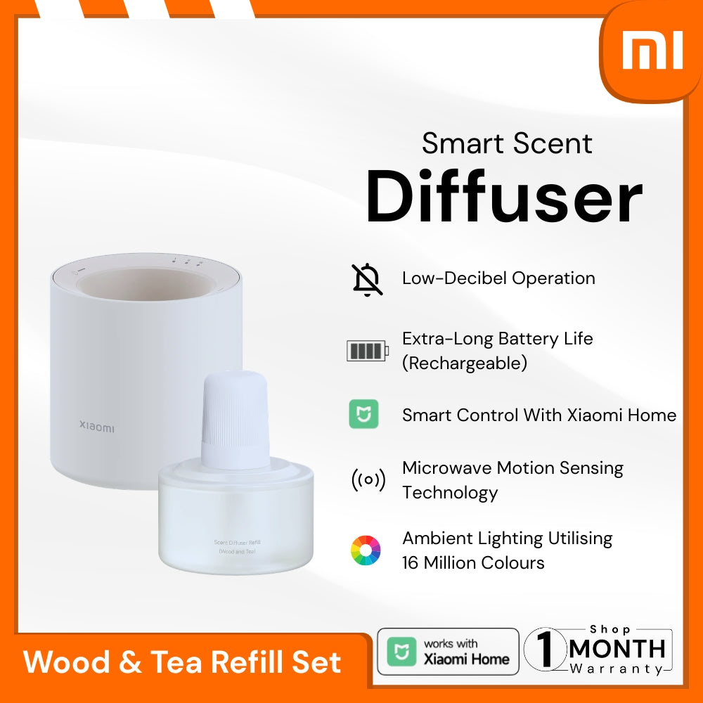 Xiaomi - Smart Scent Diffuser & Refiller (Wood and tea）