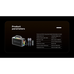 REMAX - RB-M61 Crimsoy Series Portable Wireless Speaker (140W) - Black