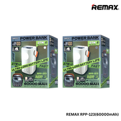 REMAX RPP-123 Gutitan Series 60000mAh Outdoor Power Bank With Light(27W+22.5W)(PD+QC) - Begie