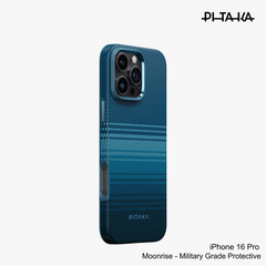 PITAKA - iPhone 16 Pro Case ( Sunset Moonrise Military-Grade Protective ) - Moonrise