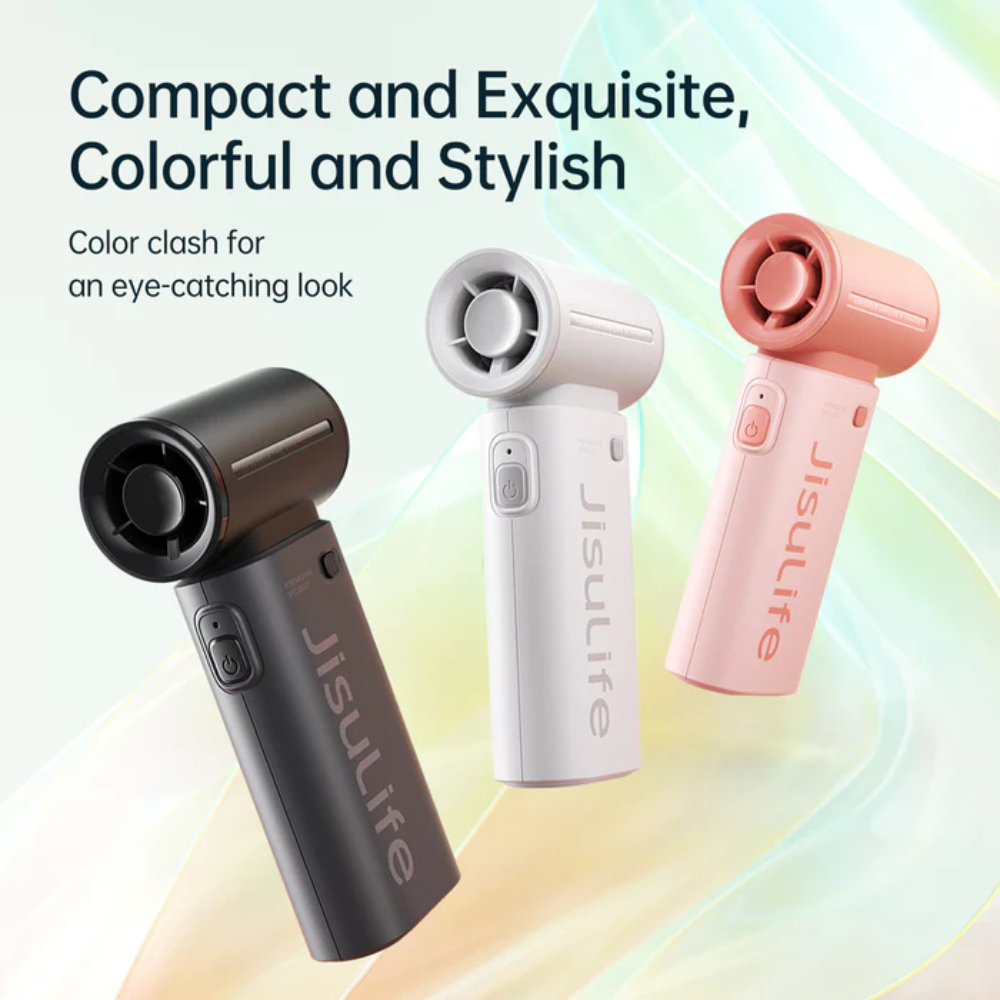 JisuLife - Handheld Fan Life 9 ( 3600mAh ) - Pink