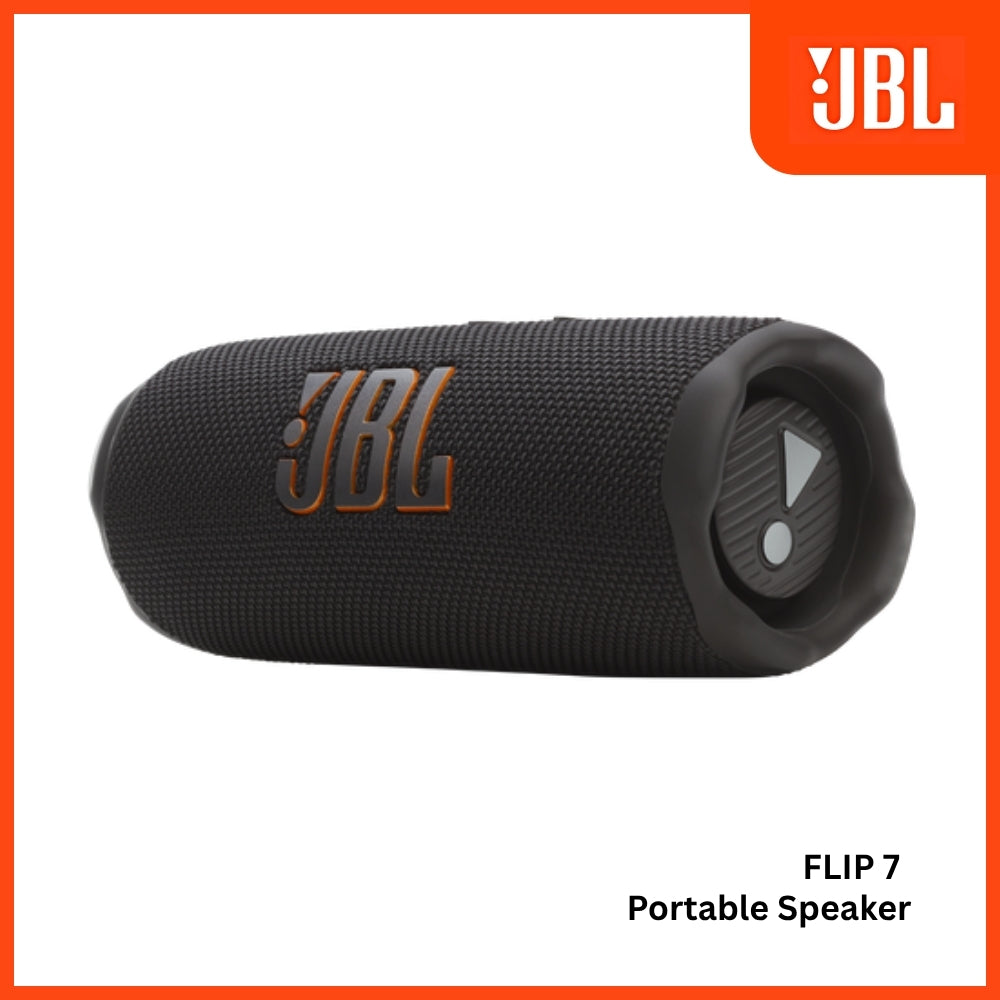 JBL - FLIP 7 Portable Bluetooth Speaker -Black Orange