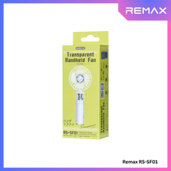 REMAX RS-SF01 Transparent Handheld Fan - Clear