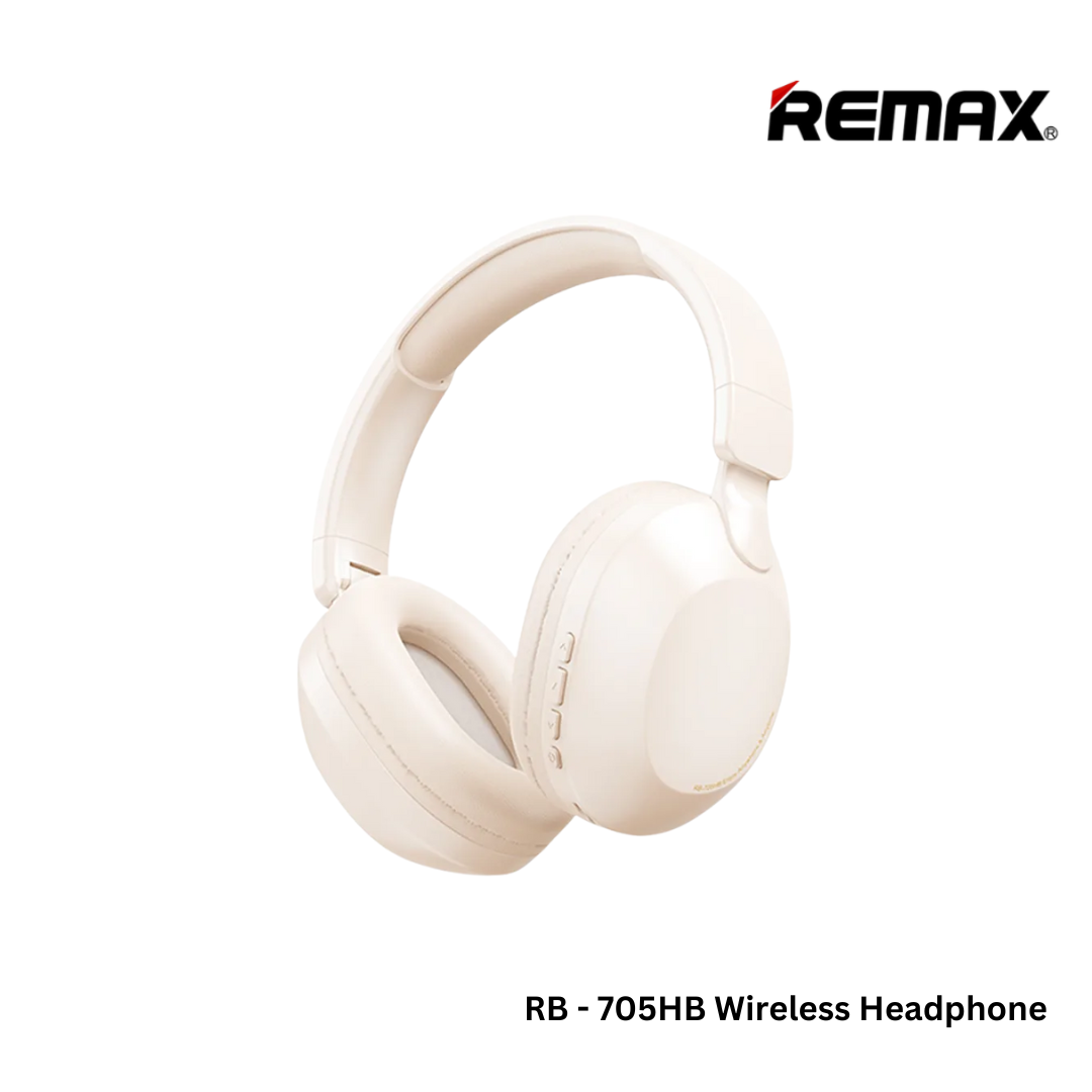 Remax RB-705HB 5.4 Wireless Headphone - Beige