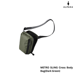 ALPAKA--METRO SLING Cross Body Bag(Dark Green)