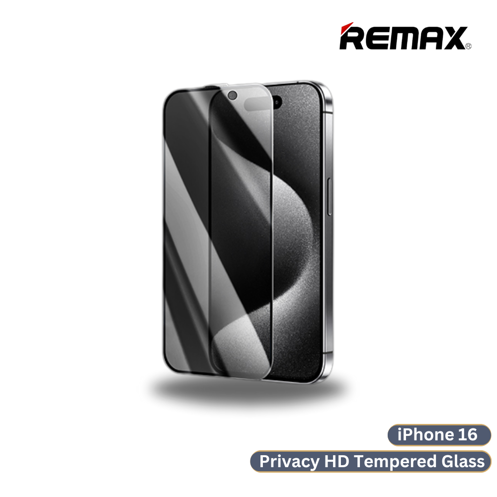 iPhone 16 >>REMAX Privacy Tempered Glass Future Ultra Soft Series - Clear